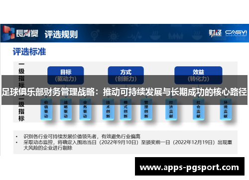 足球俱乐部财务管理战略:推动可持续发展与长期成功的核心路径 足球俱乐部财务管理战略:推动可持续发展与长期成功的核心路径